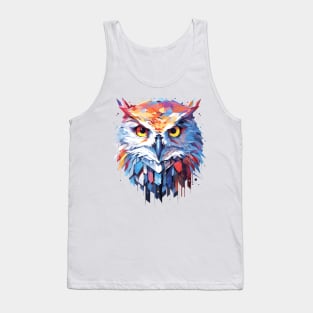 Owl Bird Animal Nature Freedom Wildlife Wonder Abstract Tank Top